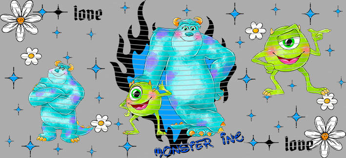 16oz Disney style-D-1116